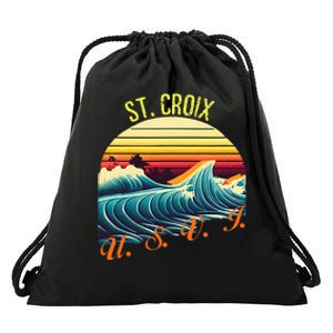 St. Croix Retro Surf Apparel & Beachwear St. Croix Drawstring Bag