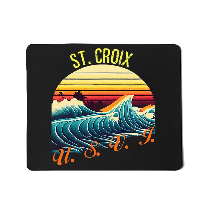 St. Croix Retro Surf Apparel & Beachwear St. Croix Mousepad