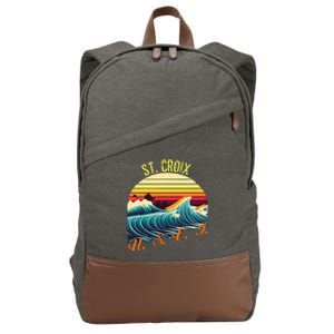 St. Croix Retro Surf Apparel & Beachwear St. Croix Cotton Canvas Backpack