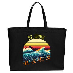 St. Croix Retro Surf Apparel & Beachwear St. Croix Cotton Canvas Jumbo Tote