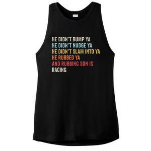 Sprint Car Racing Apparel Funny Race Quote Dirt Track Racing Ladies PosiCharge Tri-Blend Wicking Tank