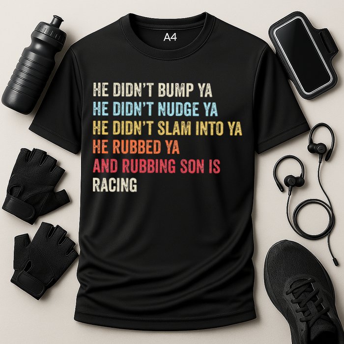 Sprint Car Racing Apparel Funny Race Quote Dirt Track Racing Cooling Performance Crew T-Shirt