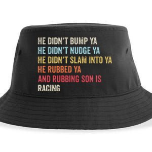 Sprint Car Racing Apparel Funny Race Quote Dirt Track Racing Sustainable Bucket Hat