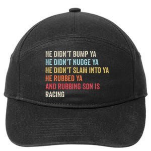 Sprint Car Racing Apparel Funny Race Quote Dirt Track Racing 7-Panel Snapback Hat