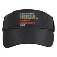 Sprint Car Racing Apparel Funny Race Quote Dirt Track Racing Adult Drive Performance Visor