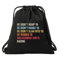 Sprint Car Racing Apparel Funny Race Quote Dirt Track Racing Drawstring Bag