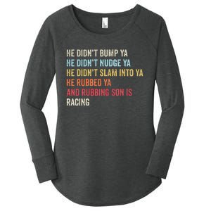 Sprint Car Racing Apparel Funny Race Quote Dirt Track Racing Women's Perfect Tri Tunic Long Sleeve Shirt