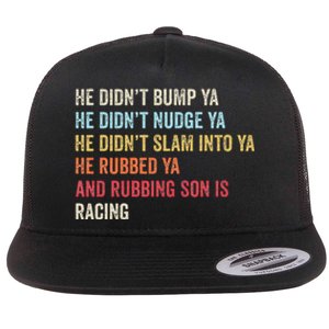 Sprint Car Racing Apparel Funny Race Quote Dirt Track Racing Flat Bill Trucker Hat