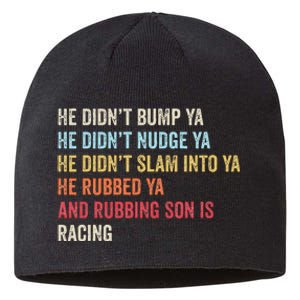 Sprint Car Racing Apparel Funny Race Quote Dirt Track Racing Sustainable Beanie