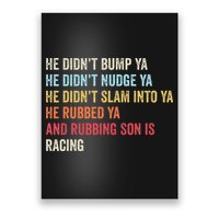 Sprint Car Racing Apparel Funny Race Quote Dirt Track Racing Poster