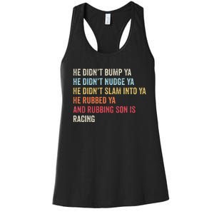 Sprint Car Racing Apparel Funny Race Quote Dirt Track Racing Women's Racerback Tank