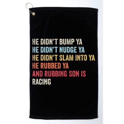 Sprint Car Racing Apparel Funny Race Quote Dirt Track Racing Golf Towel