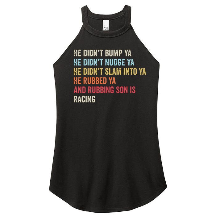 Sprint Car Racing Apparel Funny Race Quote Dirt Track Racing Women's Perfect Tri Rocker Tank