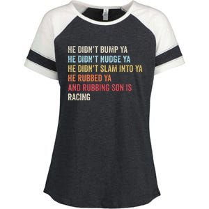 Sprint Car Racing Apparel Funny Race Quote Dirt Track Racing Enza Ladies Jersey Colorblock Tee