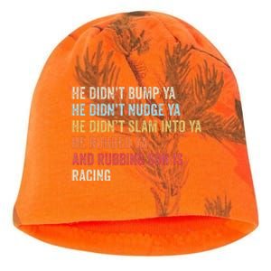 Sprint Car Racing Apparel Funny Race Quote Dirt Track Racing Kati - Camo Knit Beanie