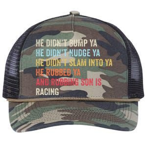 Sprint Car Racing Apparel Funny Race Quote Dirt Track Racing Retro Rope Trucker Hat Cap