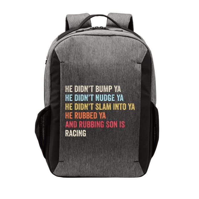 Sprint Car Racing Apparel Funny Race Quote Dirt Track Racing Vector Backpack