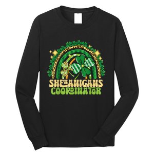 Shenanigans Coordinator Rainbow Teacher St Patricks Day Gifts Long Sleeve Shirt