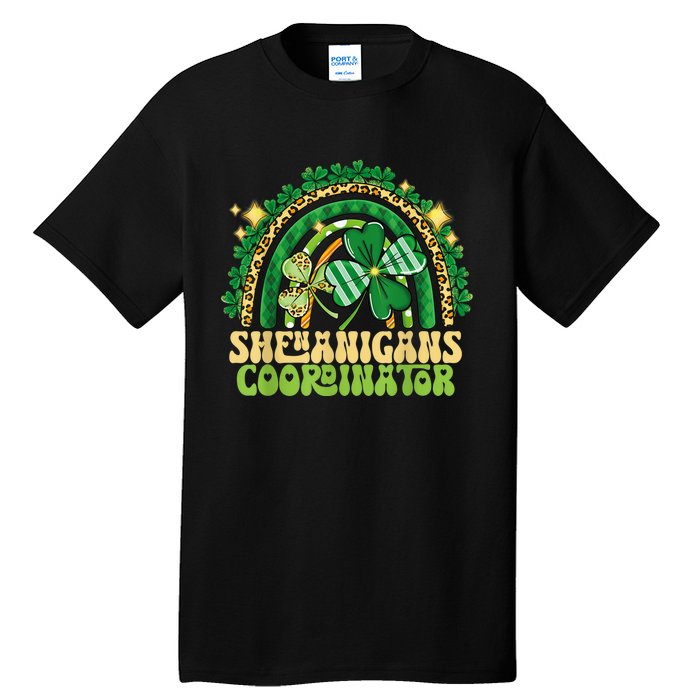 Shenanigans Coordinator Rainbow Teacher St Patricks Day Gifts Tall T-Shirt