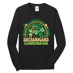 Shenanigans Coordinator Rainbow Teacher St Patricks Day Gifts Tall Long Sleeve T-Shirt