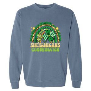 Shenanigans Coordinator Rainbow Teacher St Patricks Day Gifts Garment-Dyed Sweatshirt