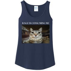 Silly Cat Rage Is Consuming Me Cat Ladies Essential Tank