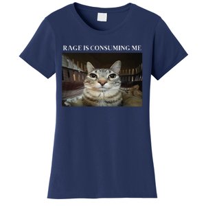 Silly Cat Rage Is Consuming Me Cat Women's T-Shirt