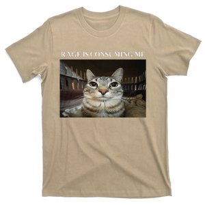 Silly Cat Rage Is Consuming Me Cat T-Shirt