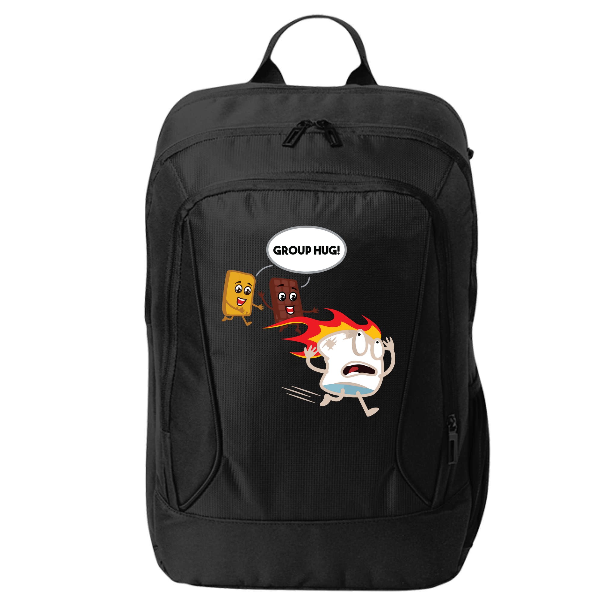 Smores Camping Roasting Outdoor Women City Backpack