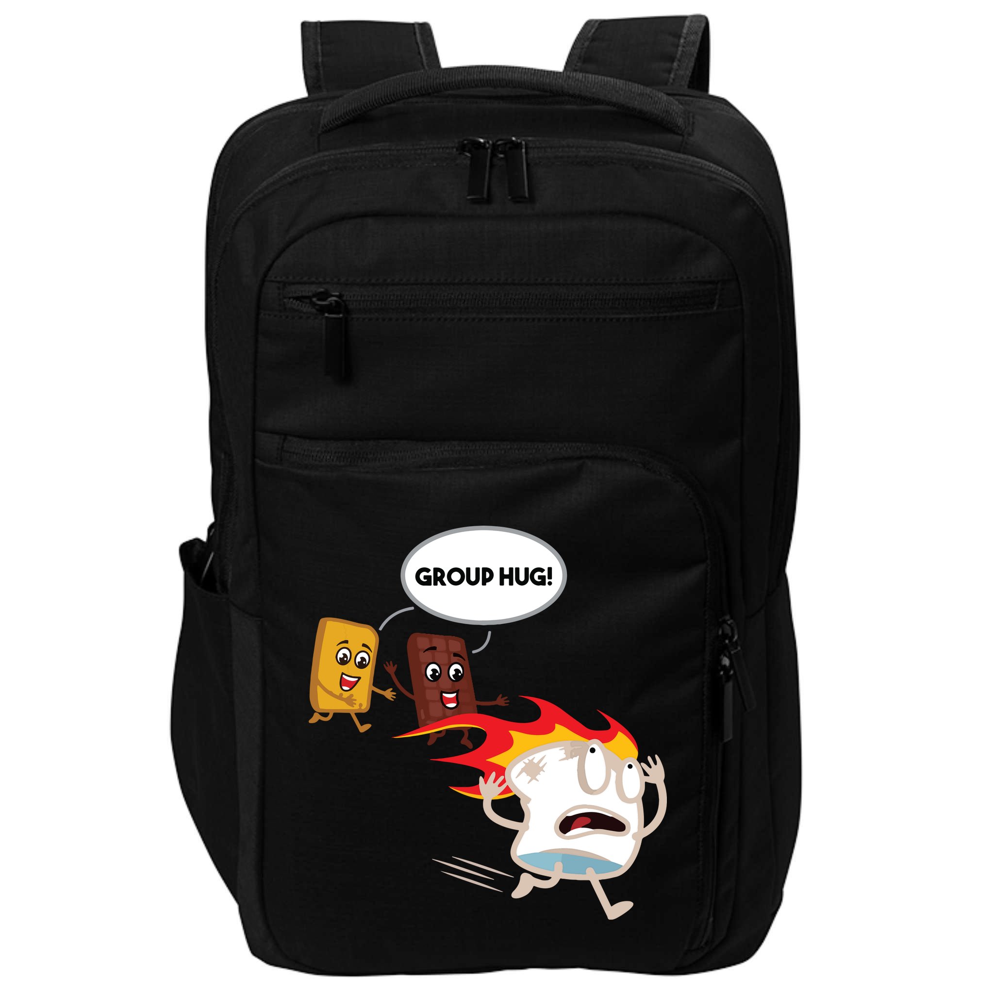 Smores Camping Roasting Outdoor Women Impact Tech Backpack