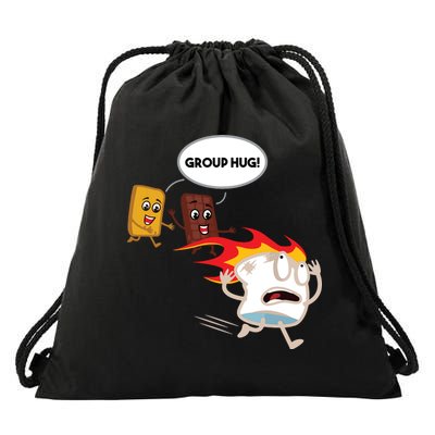Smores Camping Roasting Outdoor Women Drawstring Bag