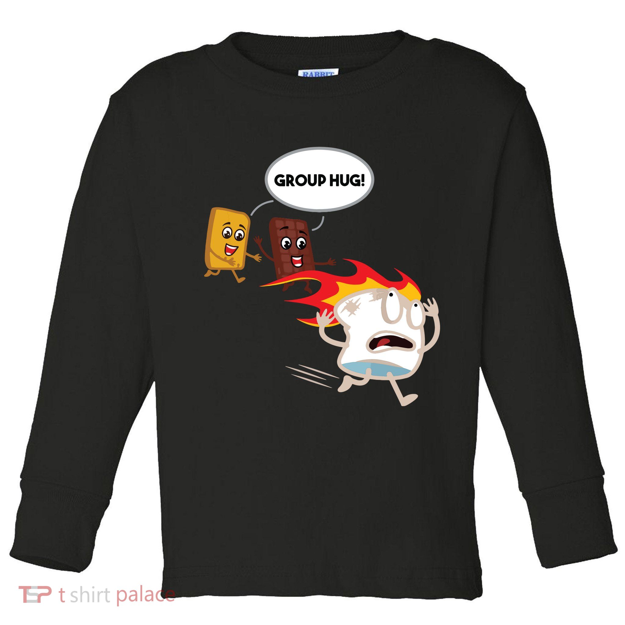 Smores Camping Roasting Outdoor Women Toddler Long Sleeve Shirt