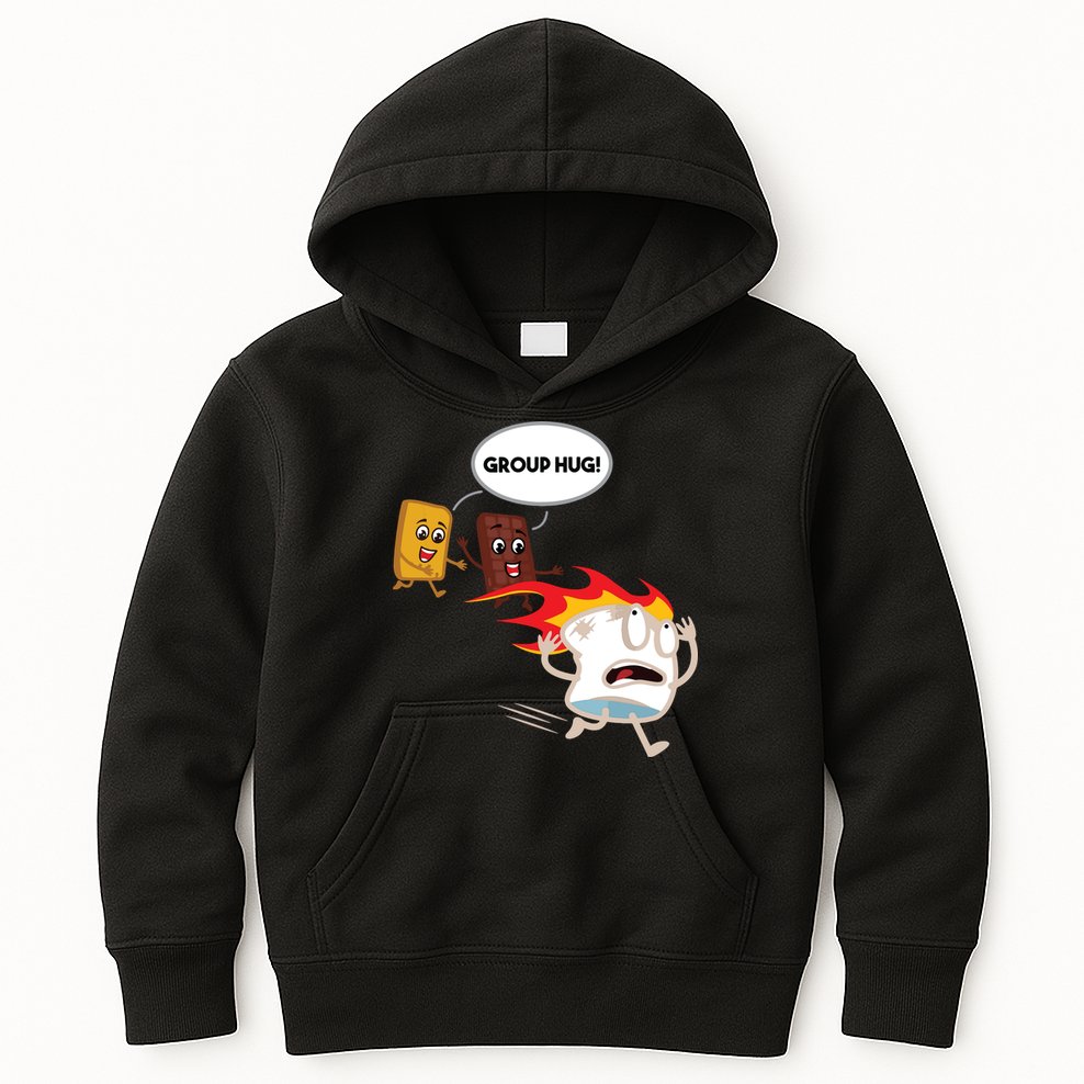 Smores Camping Roasting Outdoor Women Kids Hoodie