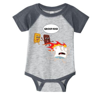 Smores Camping Roasting Outdoor Women Infant Baby Jersey Bodysuit