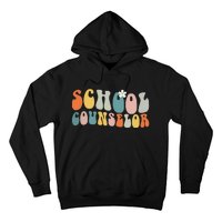 School Counselor Retro Vintage Groovy Back to School Hoodie