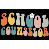 School Counselor Retro Vintage Groovy Back to School Bumper Sticker