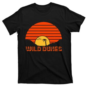 South Carolina Retro Sun Beach Vacation Souvenir Wild Dunes T-Shirt