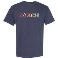 Soccer Coach Retro Vintage Instructional Soccer Ball Staff Garment-Dyed Heavyweight T-Shirt