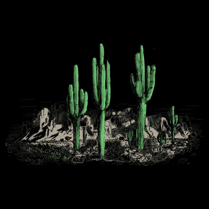 Saguaro Cactus Retro Desert Saguaro Cactus Western Nature Gift Cooling Performance Crew T-Shirt