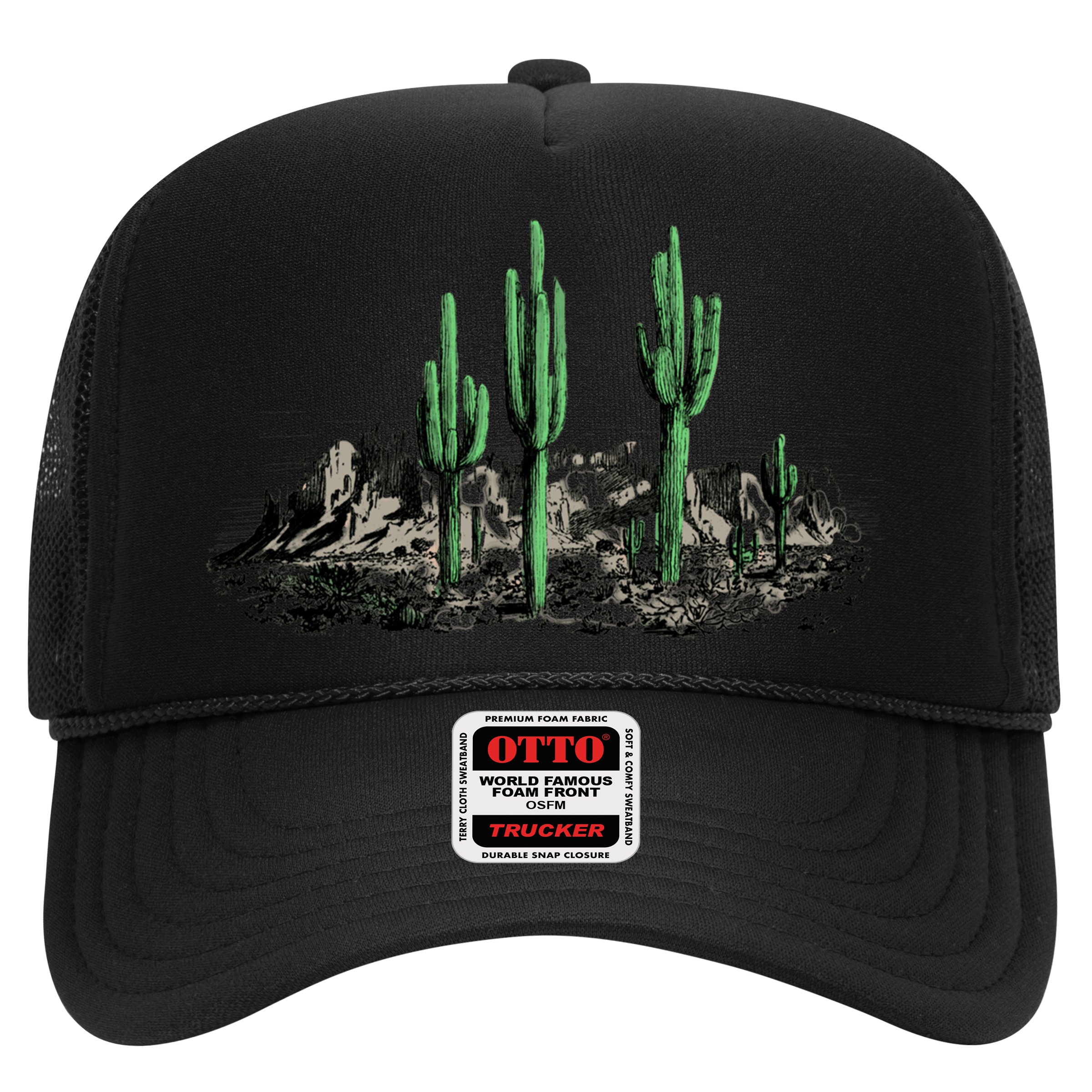 Saguaro Cactus Retro Desert Saguaro Cactus Western Nature Gift Hat