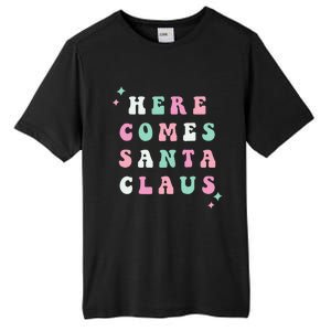 Santa Claus Retro Merry Christmas XMAS Festive Holiday Gift Tall Fusion ChromaSoft Performance T-Shirt