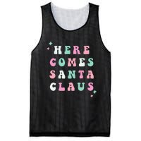 Santa Claus Retro Merry Christmas XMAS Festive Holiday Gift Mesh Reversible Basketball Jersey Tank