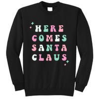 Santa Claus Retro Merry Christmas XMAS Festive Holiday Gift Tall Sweatshirt