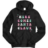 Santa Claus Retro Merry Christmas XMAS Festive Holiday Gift Tie Dye Hoodie