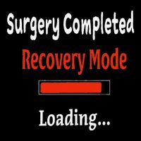 Surgery Completed Recovery Mode Loading Get Well Soon Drawstring Bag