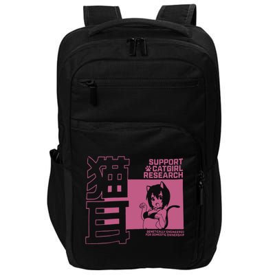 Support Catgirl Research Anime Japan Impact Tech Backpack