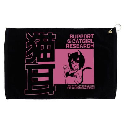 Support Catgirl Research Anime Japan Grommeted Golf Towel