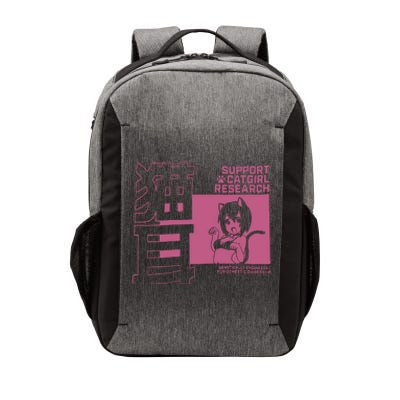 Support Catgirl Research Anime Japan Vector Backpack