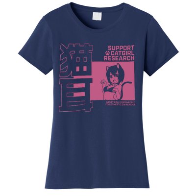 Support Catgirl Research Anime Japan Women's T-Shirt