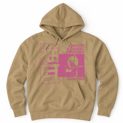 Support Catgirl Research Anime Japan Hoodie